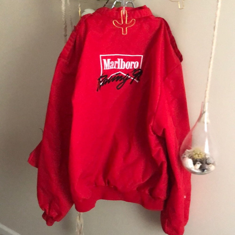 Vintage Marlboro racing jacket red